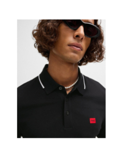 Polo deresino noir homme - Hugo