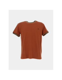 T-shirt traves marron homme - Benson & Cherry