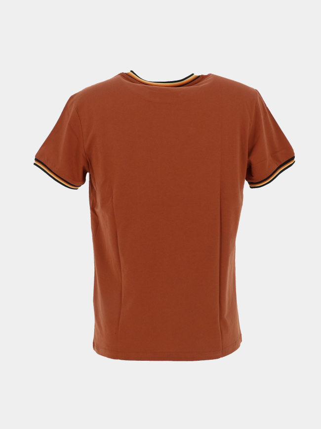 T-shirt traves marron homme - Benson & Cherry