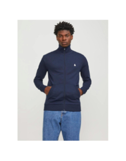 Sweat zippé logo bleu marine homme - Jack & Jones