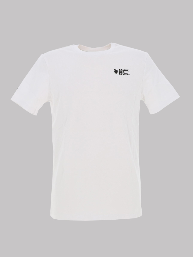 T-shirt classico blanc homme - Comme Des Loups