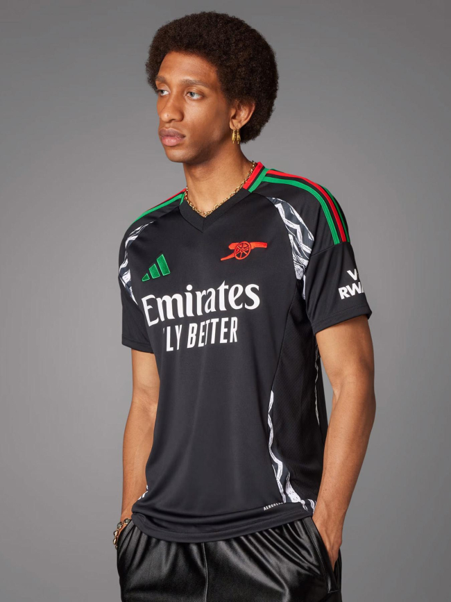 Maillot de football extérieur arsenal 24/25 noir homme - Adidas