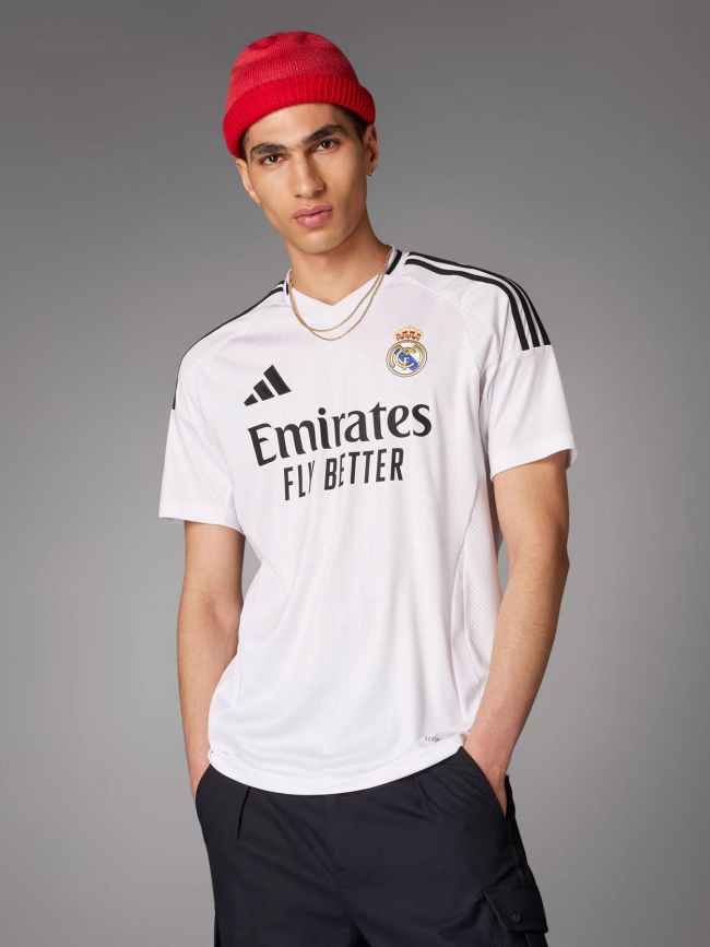 Maillot football domicile real madrid 24/25 blanc homme - Adidas