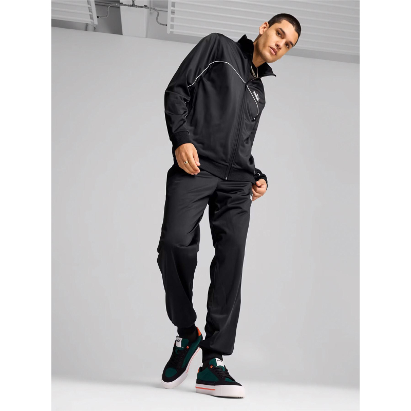 Ensemble de survêtement poly piping suit noir homme - Puma