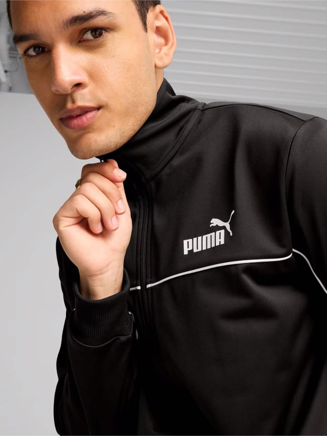 Ensemble de survêtement poly piping suit noir homme - Puma