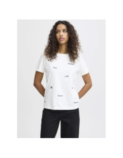 T-shirt camino blanc femme - Ichi