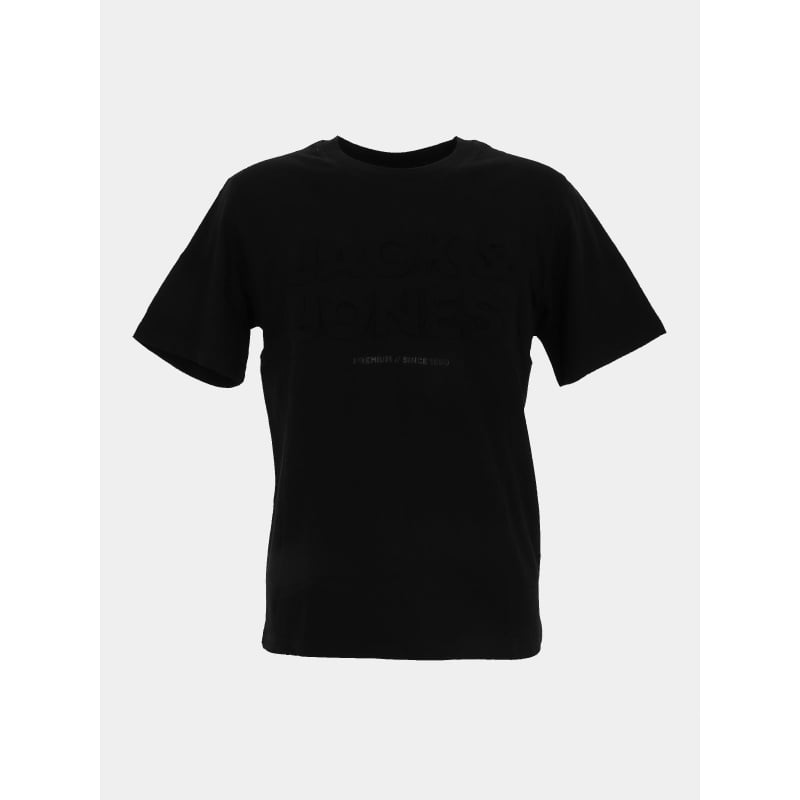 T-shirt logo relief blulife noir homme - Jack & Jones