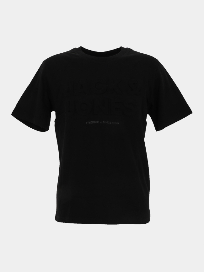 T-shirt logo relief blulife noir homme - Jack & Jones