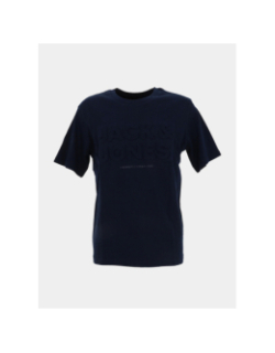 T-shirt logo relief blulife bleu marine homme - Jack & Jones