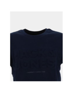 T-shirt logo relief blulife bleu marine homme - Jack & Jones