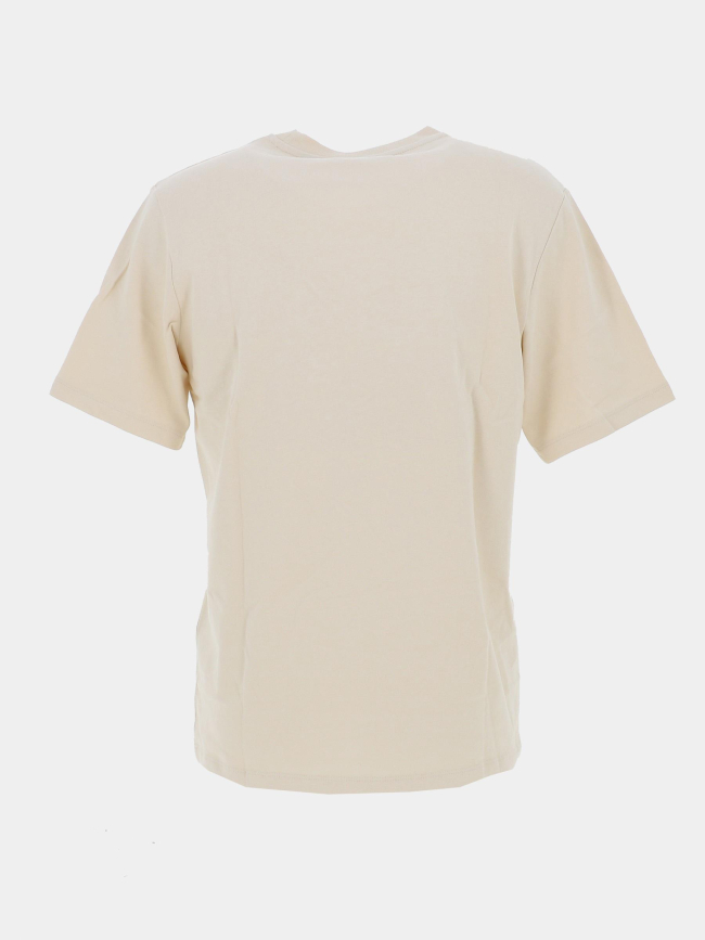 T-shirt logo relief blulife beige homme - Jack & Jones