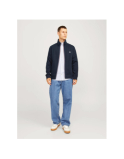 Sweat zippé jprbluronaldo bleu marine homme - Jack & Jones