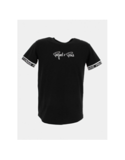 T-shirt logo brodé noir enfant - Project X Paris