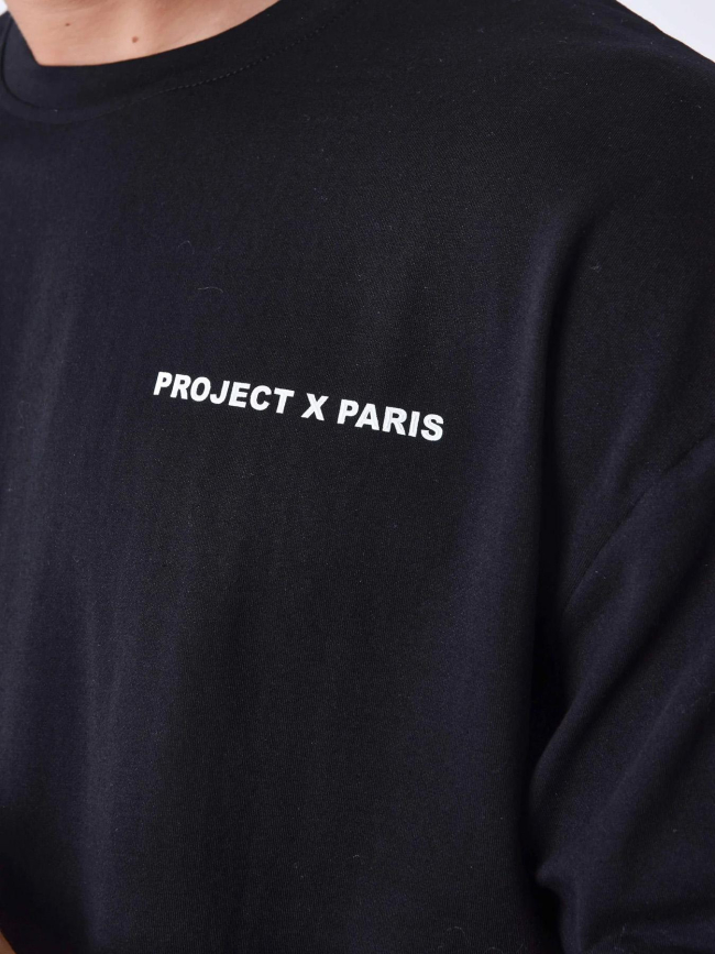 T-shirt imprimé dos galerie noir homme - Project X Paris