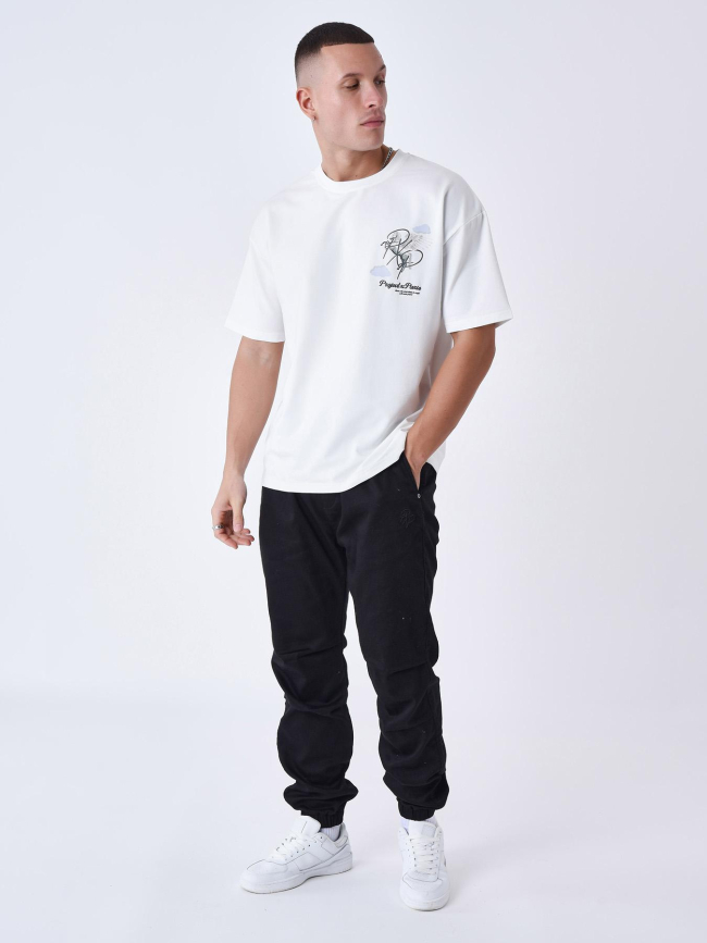 T-shirt logo cheval magic blanc homme - Project X Paris