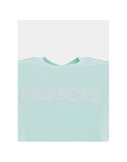 T-shirt logo brodé bleu homme - Project X Paris