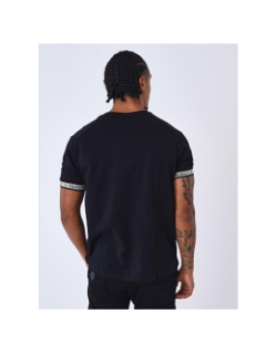 T-shirt logo signature brodé noir homme - Project X Paris