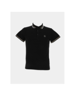 Polo noir mc stretch homme noir - Sun Valley