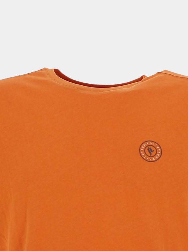 T-shirt classic mc orange homme - Sun Valley