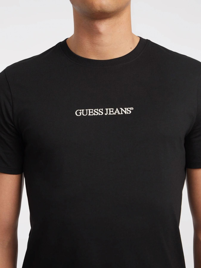 T-shirt slim fit logo noir homme - Guess