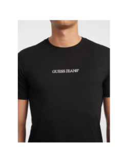 T-shirt slim fit logo noir homme - Guess