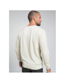 Pull classic badge fretod beige homme - Benson & Cherry