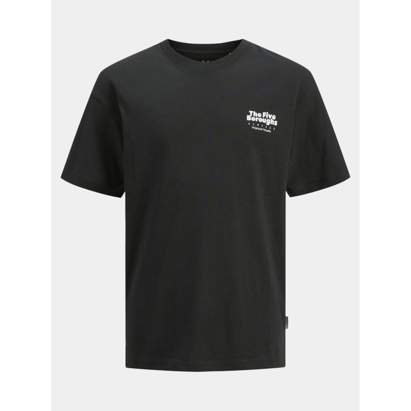 T-shirt bronx square noir garçon - Jack & Jones