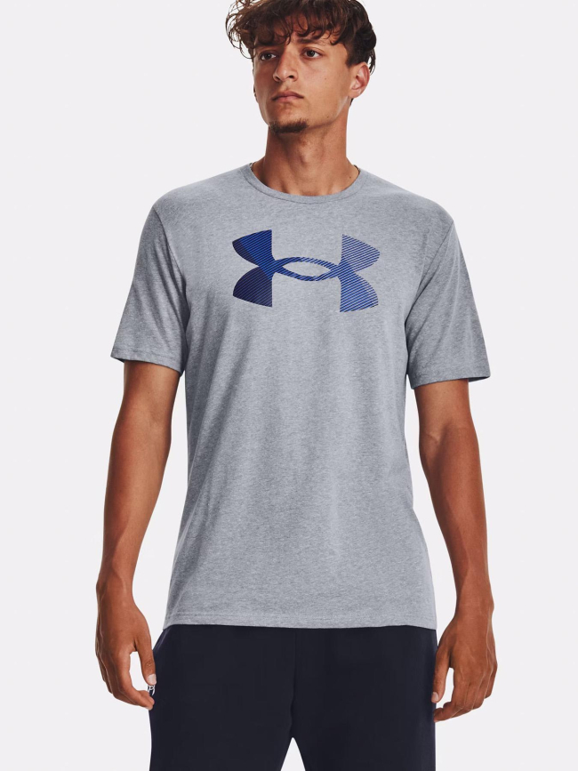 T-shirt à manches courtes big logo gris homme - Under Armour