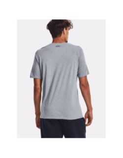 T-shirt à manches courtes big logo gris homme - Under Armour