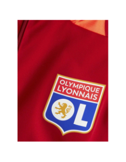 Sweat de football d'entrainement OL rouge homme - Adidas