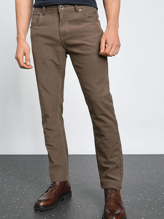 Pantalon droit jiorno marron homme - Benson & Cherry