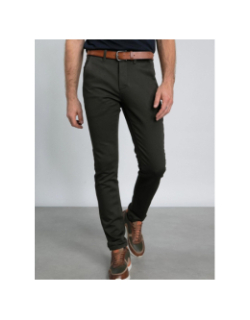 Pantalon chino stretch josh gris homme - Benson & Cherry