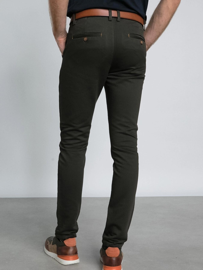 Pantalon chino stretch josh gris homme - Benson & Cherry