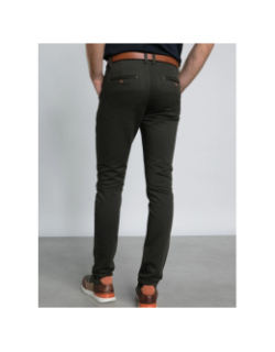 Pantalon chino stretch josh gris homme - Benson & Cherry