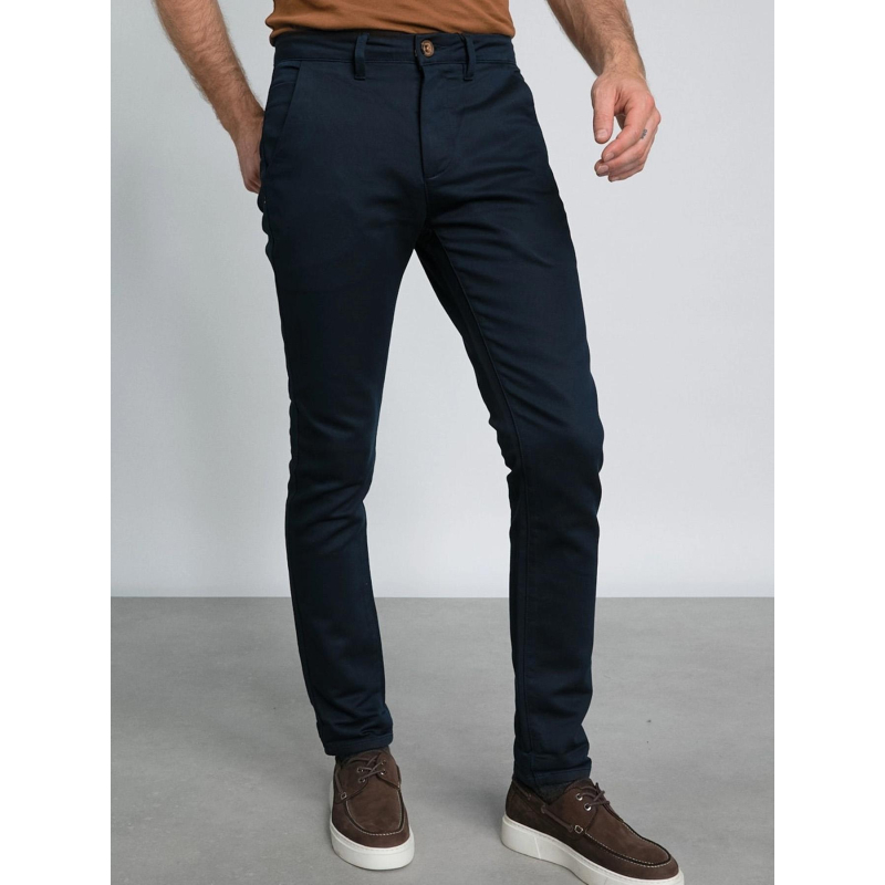 Pantalon chino slim classic josh bleu marine - Benson & Cherry