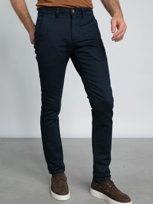 Pantalon chino slim classic josh bleu marine - Benson & Cherry