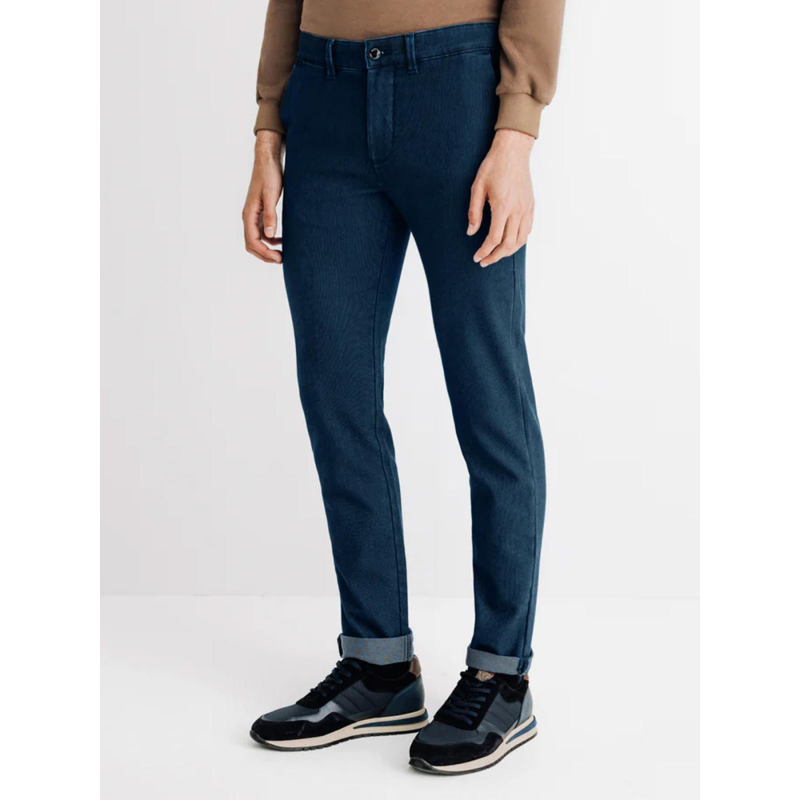 Pantalon chino perry indigo bleu homme - Izac