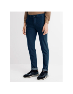 Pantalon chino perry indigo bleu homme - Izac