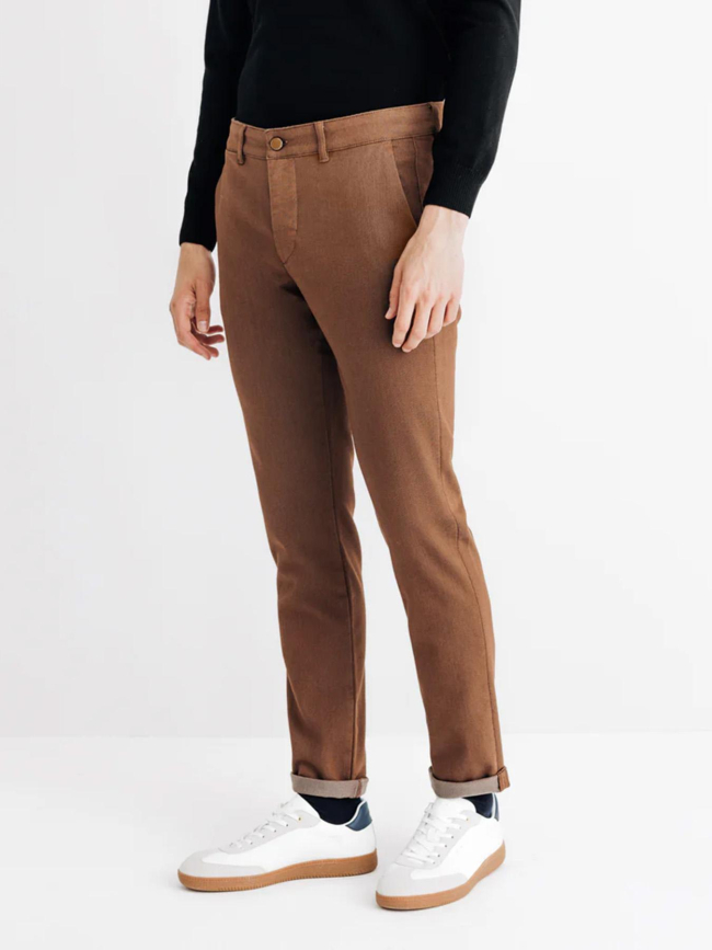 Pantalon armuré perry camel slack urban marron homme - Izac