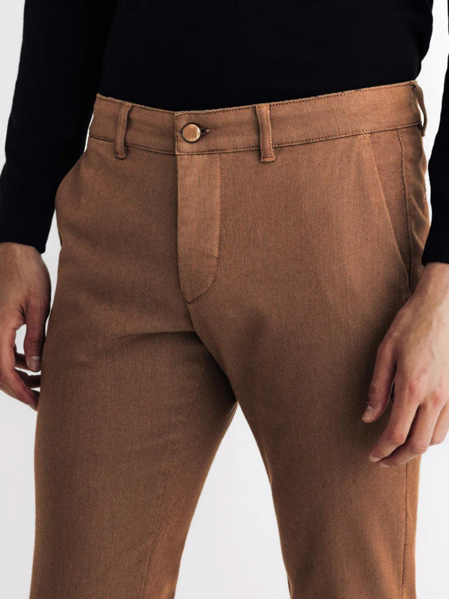 Pantalon armuré perry camel slack urban marron homme - Izac