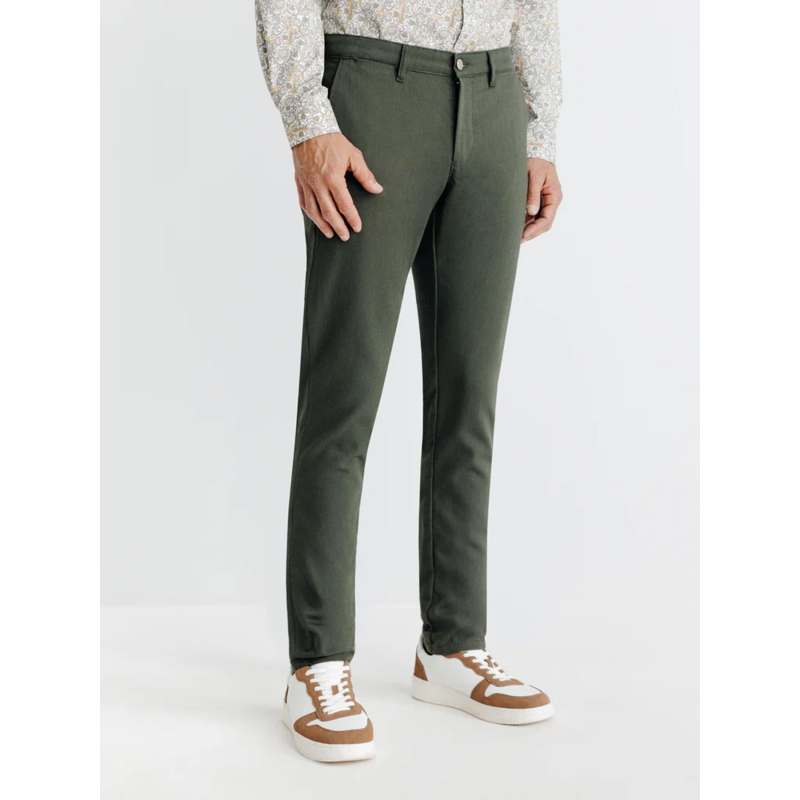 Pantalon chino perry kaki homme - Izac