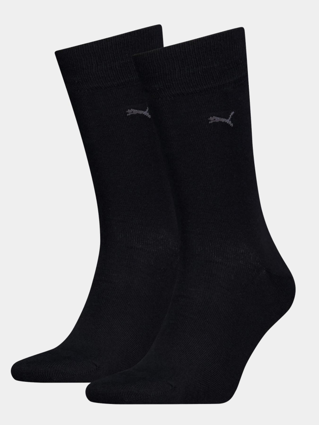 Pack de 2 paires de chaussettes classic noir homme - Puma