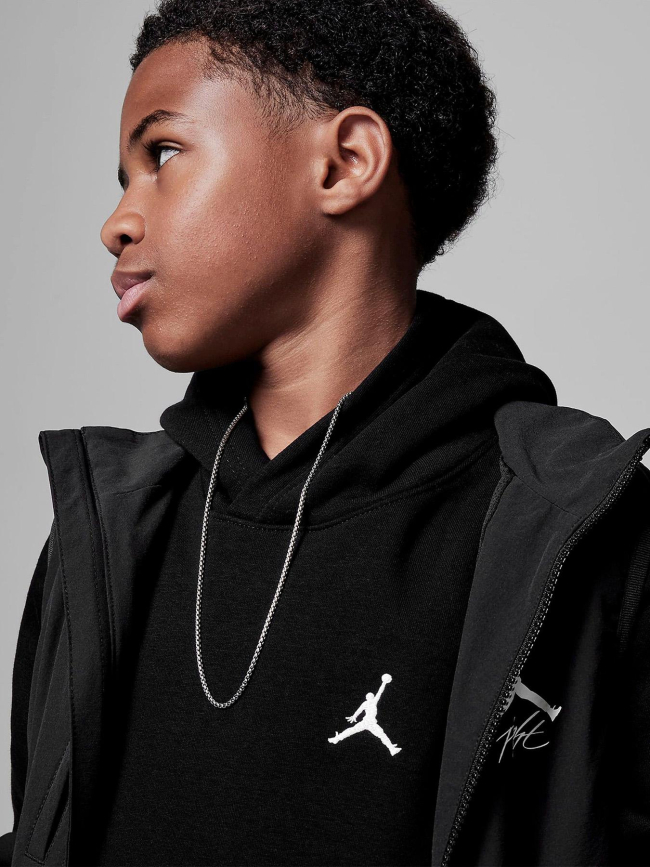 Sweat à capuche mj brooklyn noir enfant - Jordan