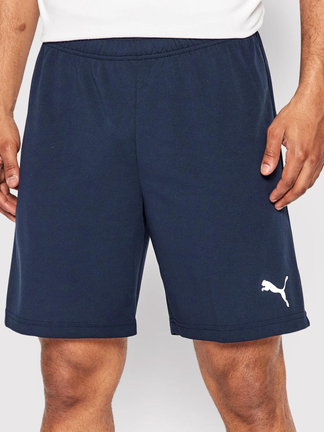 Short de sport teamrise bleu marine homme - Puma