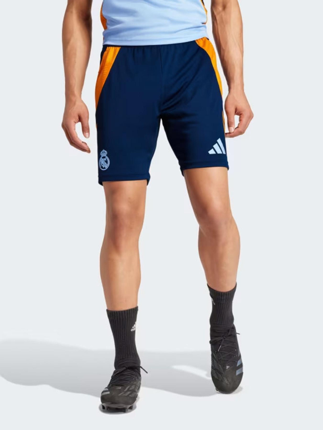 Short d'entrainement real madrid tiro 24 bleu adulte - Adidas