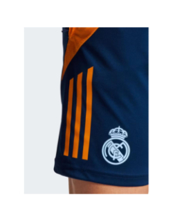 Short d'entrainement real madrid tiro 24 bleu adulte - Adidas