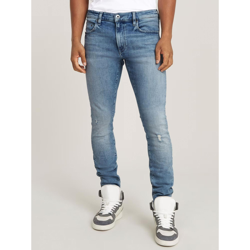 Jean skinny revend délavé bleu clair homme - G Star