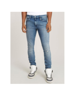 Jean skinny revend délavé bleu clair homme - G Star