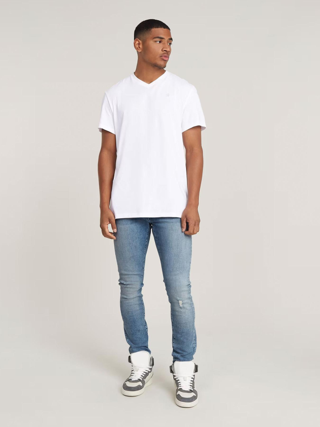 Jean skinny revend délavé bleu clair homme - G Star