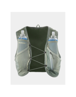 Veste d'hydratation de running avec flasks vert adulte - Salomon